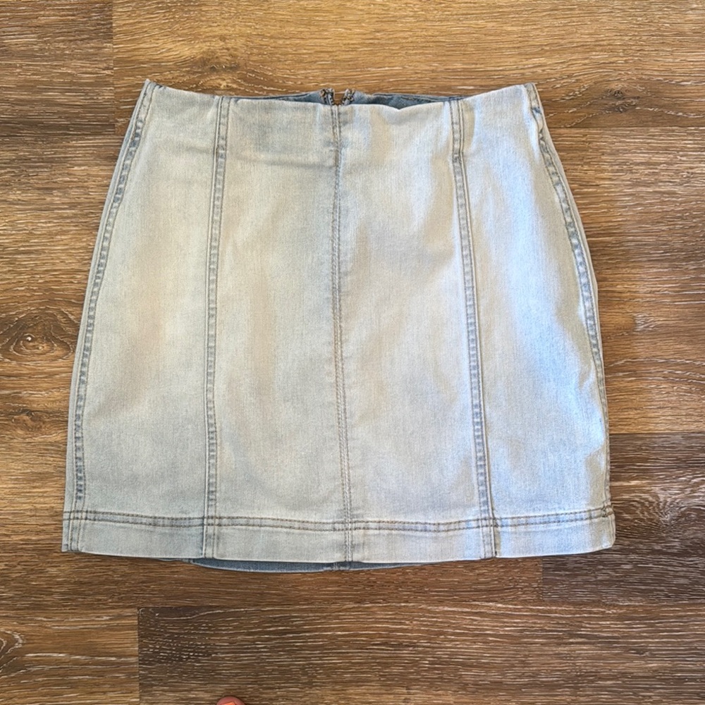 Wild Fable Blue Jean Mini Skirt